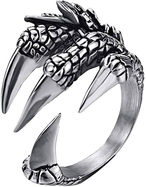 ADJUSTABLE DRAGON CLAW RING