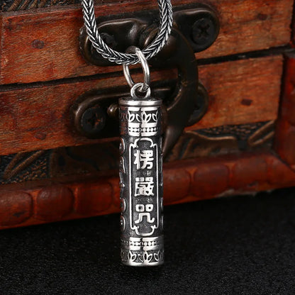 .925 Silver Mantras Gawu Necklace