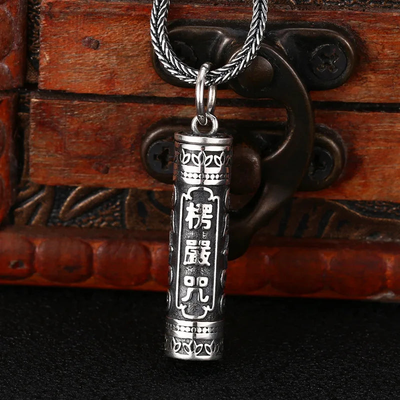 .925 Silver Mantras Gawu Necklace