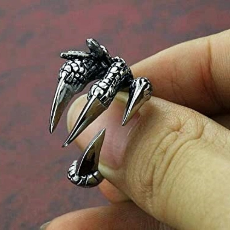 ADJUSTABLE DRAGON CLAW RING